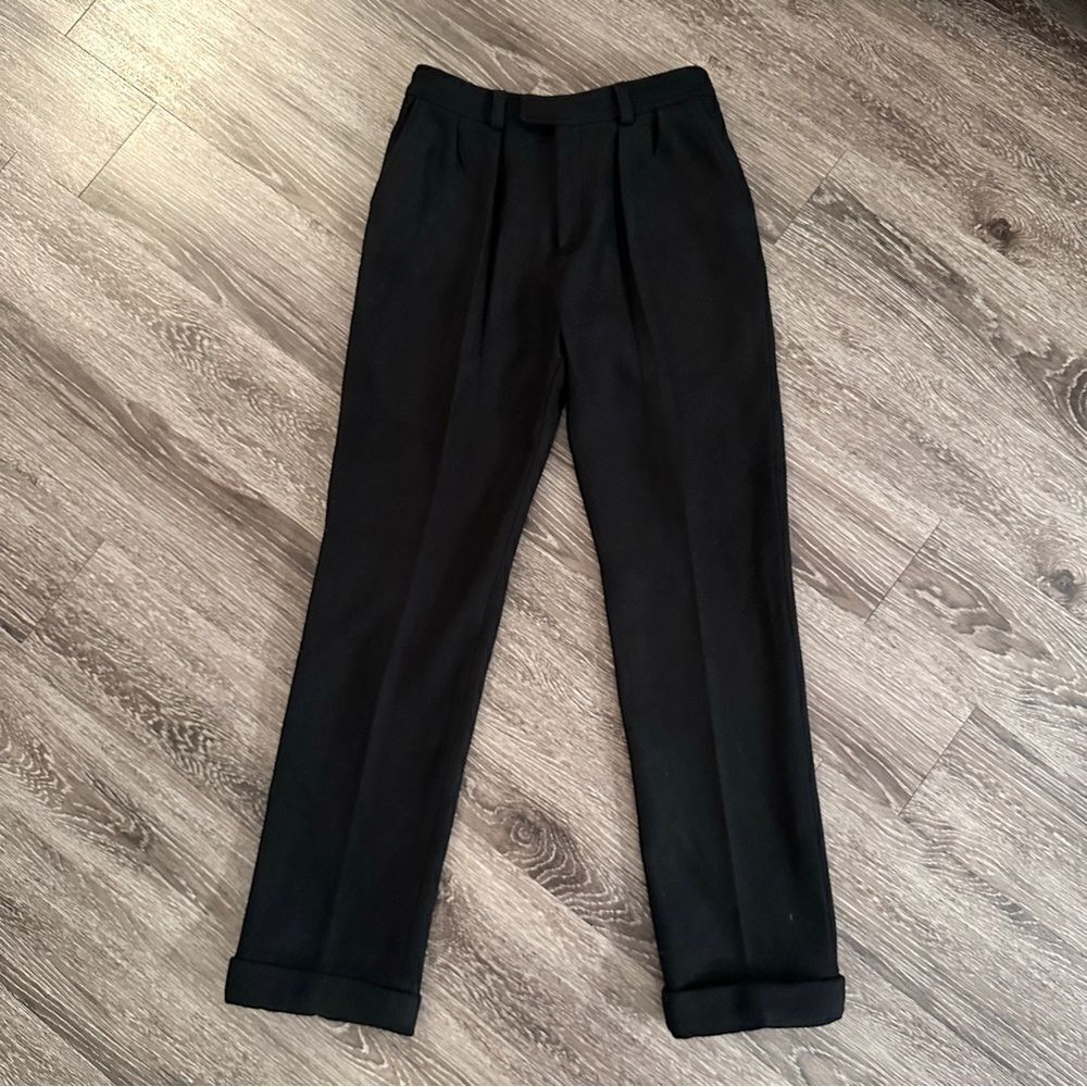 Suno Boiled Wool Trousers